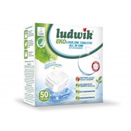 Ludwik ekologiczne tabletki all in one do zmywarek 50 szt. 900g