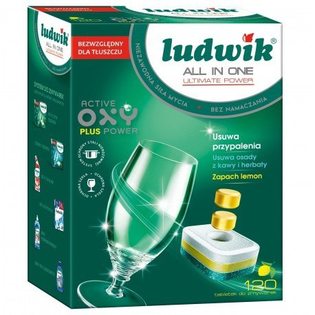 Ludwik tabletki do zmywarek all in one p-free 120 szt. 2,16kg