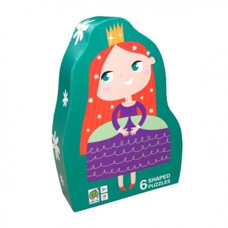 Puzzle dla dzieci w ozdobnym pudełku, księżniczka, Puzzle dla dzieci w ozdobnym pudełku, księżniczka,