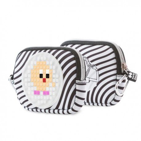 Saszetka na suwak, kosmetyczka, pixie crew, zebra, Saszetka na suwak, kosmetyczka, pixie crew, zebra,