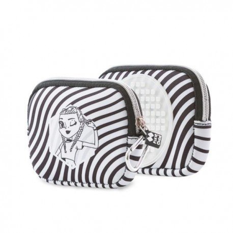 Saszetka na suwak, kosmetyczka, pixie crew, zebra, Saszetka na suwak, kosmetyczka, pixie crew, zebra,