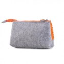 Piórnik na suwak, kosmetyczka, saszetka, pixie crew, szary,