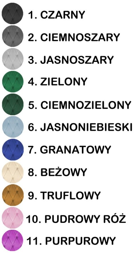 Krzesła tapicerowane BORGO VELVET GOLD zestaw 4 sztuk kolory do wyboru Krzesła tapicerowane BORGO VELVET GOLD zestaw 4 sztuk kolory do wyboru
