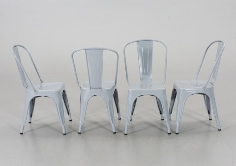 Krzesło metalowe loft CORSICA LIGHT GREY Krzesło metalowe loft CORSICA LIGHT GREY