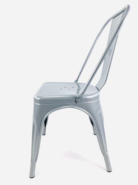 Krzesło metalowe loft CORSICA LIGHT GREY Krzesło metalowe loft CORSICA LIGHT GREY