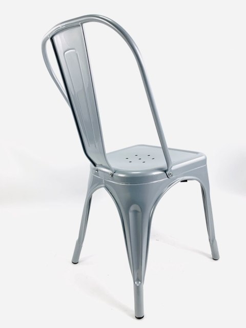 Krzesło metalowe loft CORSICA LIGHT GREY Krzesło metalowe loft CORSICA LIGHT GREY