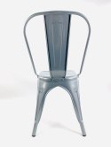 Krzesło metalowe loft CORSICA LIGHT GREY