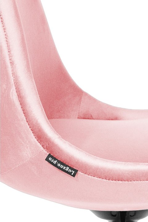 Krzesło obrotowe MONZA OFFICE Pink Velvet Krzesło obrotowe MONZA OFFICE Pink Velvet