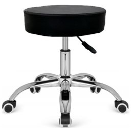 Krzesło obrotowe SIMPLE OFFICE BLACK PU