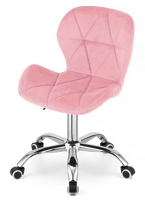 Krzesło obrotowe VASTO OFFICE VELVET PINK Krzesło obrotowe VASTO OFFICE VELVET PINK