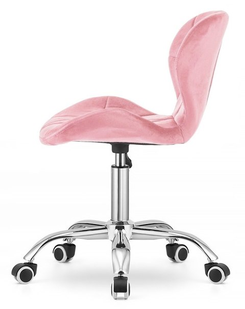 Krzesło obrotowe VASTO OFFICE VELVET PINK Krzesło obrotowe VASTO OFFICE VELVET PINK