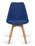 Krzesło skandynawskie MONZA GRANDE BLUE VELVET