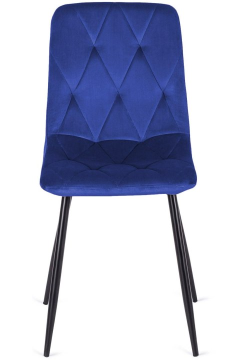 Krzesło tapicerowane BORGO VELVET BLUE Krzesło tapicerowane BORGO VELVET BLUE