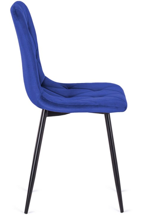 Krzesło tapicerowane BORGO VELVET BLUE Krzesło tapicerowane BORGO VELVET BLUE