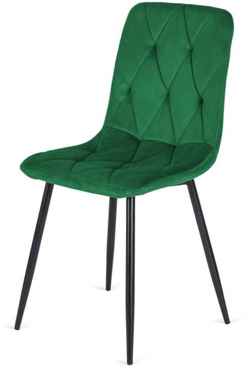 Krzesło tapicerowane BORGO VELVET GREEN Krzesło tapicerowane BORGO VELVET GREEN