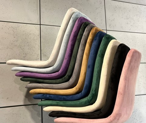 Krzesło tapicerowane BORGO VELVET TRUFLE SILVER Krzesło tapicerowane BORGO VELVET TRUFLE SILVER
