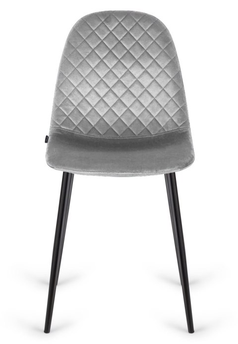 Krzesło tapicerowane CARO VELVET GREY Krzesło tapicerowane CARO VELVET GREY