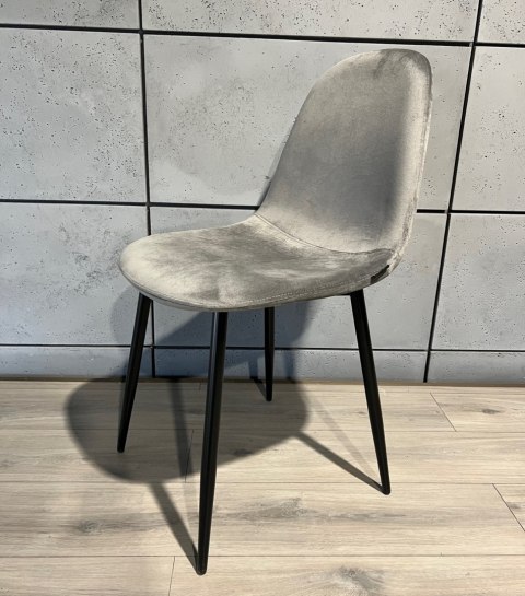 Krzesło tapicerowane GIULIA VELVET GREY Krzesło tapicerowane GIULIA VELVET GREY