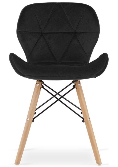 Krzesło tapicerowane VASTO BLACK VELVET Krzesło tapicerowane VASTO BLACK VELVET
