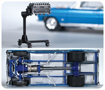 Model Plastikowy Do Sklejania AMT (USA) - 1966 Chevy Nova Pro Street