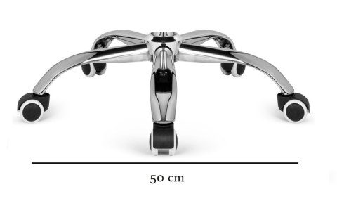 Podstawa krzesła obrotowego S metalowa 54 cm Podstawa krzesła obrotowego S metalowa 54 cm