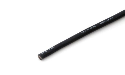 Przewód silikonowy 5,3 mm2 (10AWG) (czarny) 1m. Przewód silikonowy 5,3 mm2 (10AWG) (czarny) 1m.