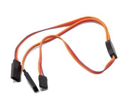 Y - kabel rozgałęziacz 30 cm (JR) - 0,13mm2 26AWG - płaski - MSP Y - kabel rozgałęziacz 30 cm (JR) - 0,13mm2 26AWG - płaski - MSP