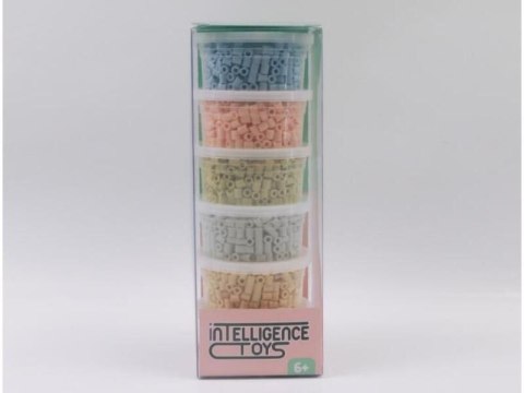 Koraliki Do Prasowania 3000szt, Prasowanki, Do Prasowanek, 6 Kolorów, Zapas - PASTELOWE SZAROŚCI I BEŻE