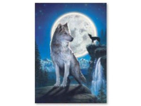 Haft Diamentowy, Obraz, Mozaika Diamentowa Diamond Painting, WILK 30x40cm Haft Diamentowy, Obraz, Mozaika Diamentowa Diamond Painting, WILK 30x40cm