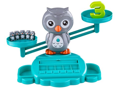 Gra Nauka Liczenia Oraz Angielskiego Fiszki - Równoważnia Waga Szalkowa Sówka Sowa - Owl Balance Gra Nauka Liczenia Oraz Angielskiego Fiszki - Równoważnia Waga Szalkowa Sówka Sowa - Owl Balance