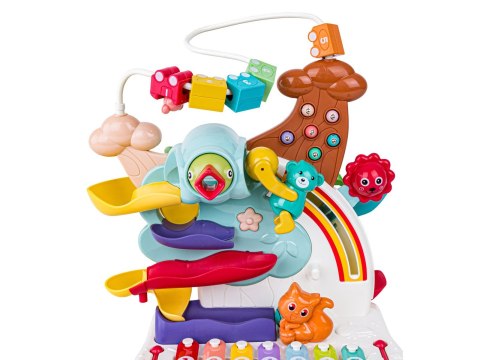 Wielofunkcyjna, Edukacyjna Zabawka Dla Dzieci, Cymbałki, Zjeżdżalnia, Pałąk, Magnetyczny Dzięcioł Interaktywna