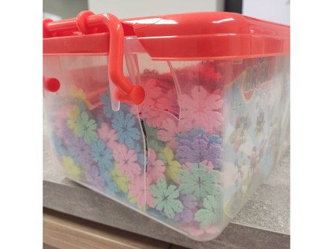 Klocki Konstrukcyjne, Rzepy, Kreatywne Rzepki Czepki Płatki Śniegu ok. 2500 Sztuk 3,1CM Przecena 2