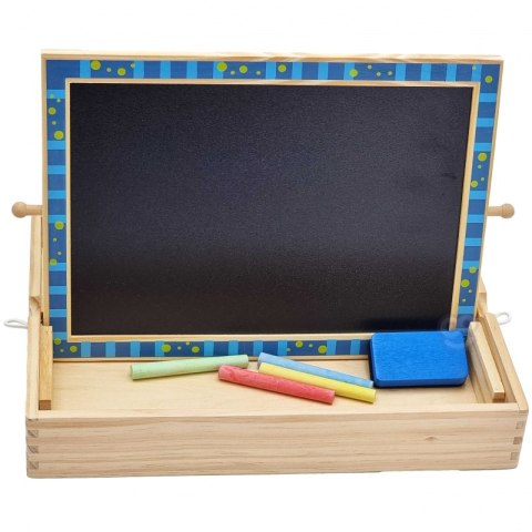 TOOKY TOY Tablica Magnetyczna Kredowa 2w1 Układanka Puzzle Kształty 117 el. Certyfikat FSC TOOKY TOY Tablica Magnetyczna Kredowa 2w1 Układanka Puzzle Kształty 117 el. Certyfikat FSC
