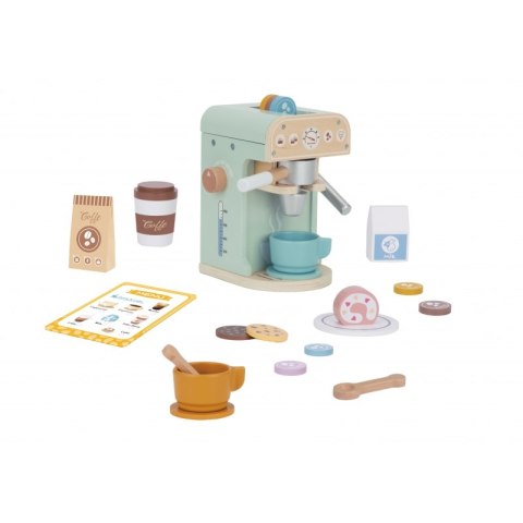 TOOKY TOY Drewniany Ekspres do Kawy Kawiarnia Barista TOOKY TOY Drewniany Ekspres do Kawy Kawiarnia Barista