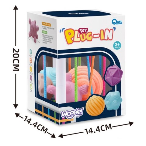 WOOPIE Elastyczna Kostka Sensoryczna Sorter dla Dzieci Zwariowane Kształty 5 el. WOOPIE Elastyczna Kostka Sensoryczna Sorter dla Dzieci Zwariowane Kształty 5 el.