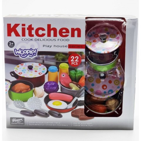 WOOPIE Zestaw XXL Kucharza Akcesoria Przybory Kuchenne 22 el. WOOPIE Zestaw XXL Kucharza Akcesoria Przybory Kuchenne 22 el.
