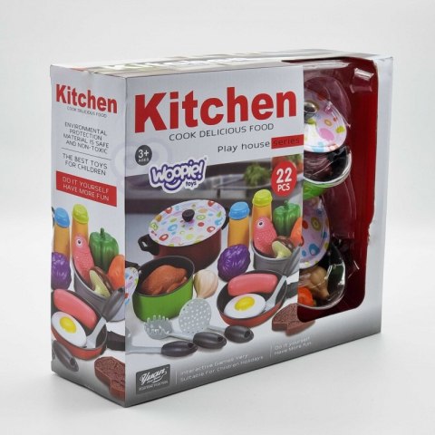 WOOPIE Zestaw XXL Kucharza Akcesoria Przybory Kuchenne 22 el. WOOPIE Zestaw XXL Kucharza Akcesoria Przybory Kuchenne 22 el.