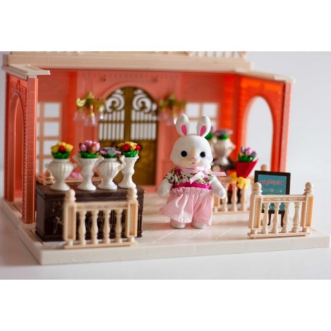 WOOPIE Domek dla Lalek Rodzina Królików Kwiaciarnia + Figurka WOOPIE Domek dla Lalek Rodzina Królików Kwiaciarnia + Figurka