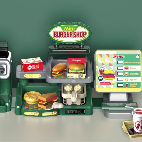 WOOPIE Sklep Restauracja Fast Food Mini Burger Shop 35 el. WOOPIE Sklep Restauracja Fast Food Mini Burger Shop 35 el.