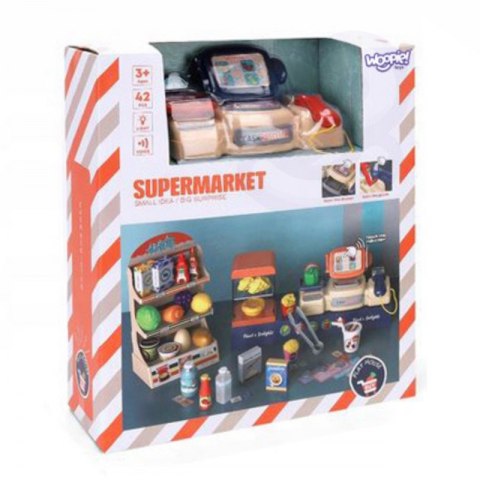 WOOPIE Sklep Supermarket Kasa Fiskalna 42 el. WOOPIE Sklep Supermarket Kasa Fiskalna 42 el.