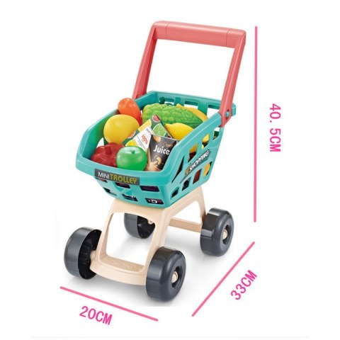 WOOPIE Sklep Supermarket i Wózek Koszyk Sklepowy Kasa Waga Skaner 47 akc WOOPIE Sklep Supermarket i Wózek Koszyk Sklepowy Kasa Waga Skaner 47 akc