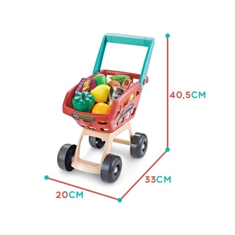 WOOPIE Sklep Supermarket z Wózkiem Sklepowym Waga Kasa Skaner + 48 Akc. WOOPIE Sklep Supermarket z Wózkiem Sklepowym Waga Kasa Skaner + 48 Akc.