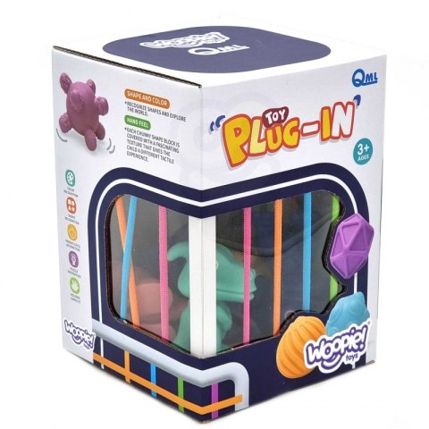 WOOPIE Elastyczna Kostka Sensoryczna Sorter dla Dzieci Kolorowe Dinozaury 6 el. WOOPIE Elastyczna Kostka Sensoryczna Sorter dla Dzieci Kolorowe Dinozaury 6 el.