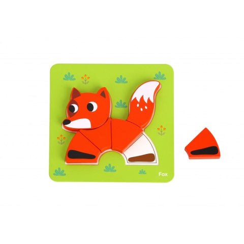 WOOPIE GREEN Układanka Drewniana Klocki Zwierzątka Montessori FSC WOOPIE GREEN Układanka Drewniana Klocki Zwierzątka Montessori FSC