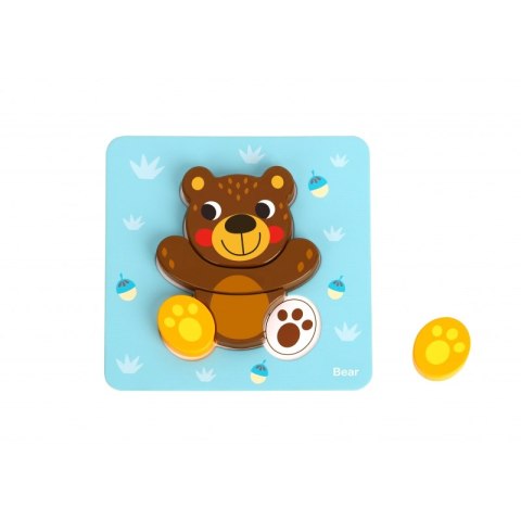 WOOPIE GREEN Układanka Drewniana Klocki Zwierzątka Montessori FSC WOOPIE GREEN Układanka Drewniana Klocki Zwierzątka Montessori FSC