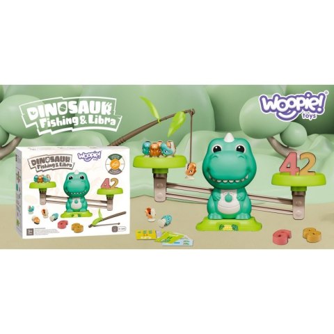 WOOPIE Waga Szalkowa Równoważnia Gra Łowienie Dinozaurów Rybek Nauka Liczydło WOOPIE Waga Szalkowa Równoważnia Gra Łowienie Dinozaurów Rybek Nauka Liczydło