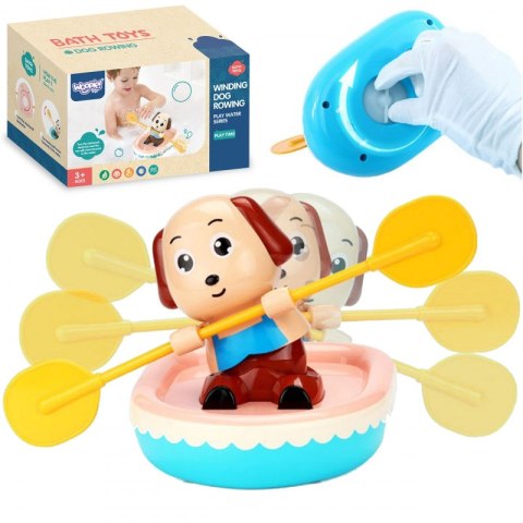 WOOPIE Zabawka do Kąpieli Nakręcany Wiosłujący Piesek Ponton WOOPIE Zabawka do Kąpieli Nakręcany Wiosłujący Piesek Ponton