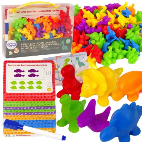 WOOPIE Zestaw Edukacyjny Nauka Liczenia Sortowanie Dinozaury 95 el. WOOPIE Zestaw Edukacyjny Nauka Liczenia Sortowanie Dinozaury 95 el.
