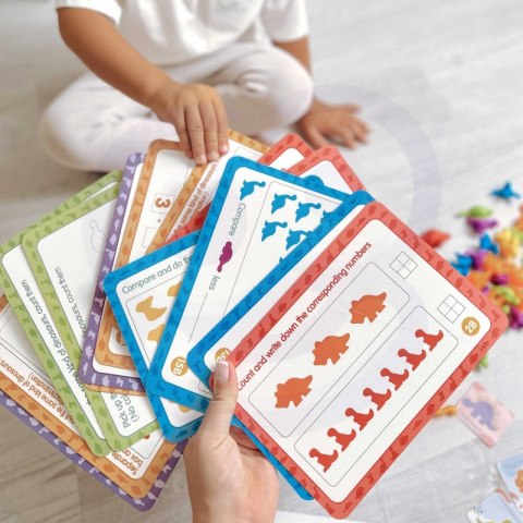 WOOPIE Zestaw Edukacyjny Nauka Liczenia Sortowanie Dinozaury 95 el. WOOPIE Zestaw Edukacyjny Nauka Liczenia Sortowanie Dinozaury 95 el.