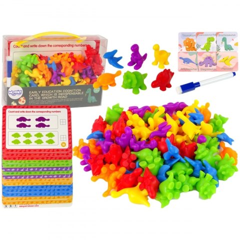 WOOPIE Zestaw Edukacyjny Nauka Liczenia Sortowanie Dinozaury 95 el. WOOPIE Zestaw Edukacyjny Nauka Liczenia Sortowanie Dinozaury 95 el.
